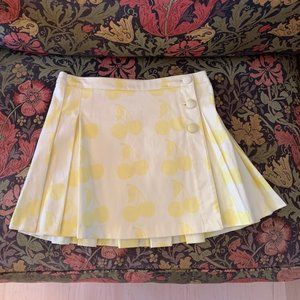 Luella (or Target) Cheery Cherry-Print Pleated Mini Skirt